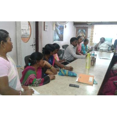 Asha RKS Anganwadi Sewika Meeting on the Meal of Anganwadi