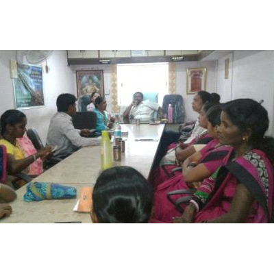 Asha RKS Anganwadi Sewika Meeting on the Meal of Anganwadi