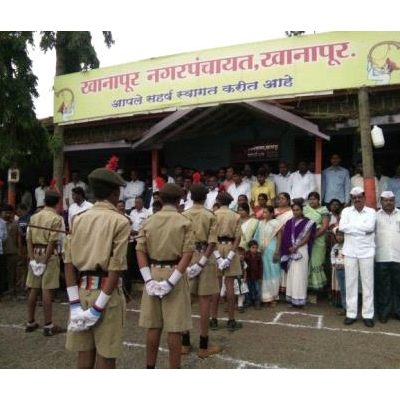 १५ ऑगस्ट झेंडा वंदन खानापूर